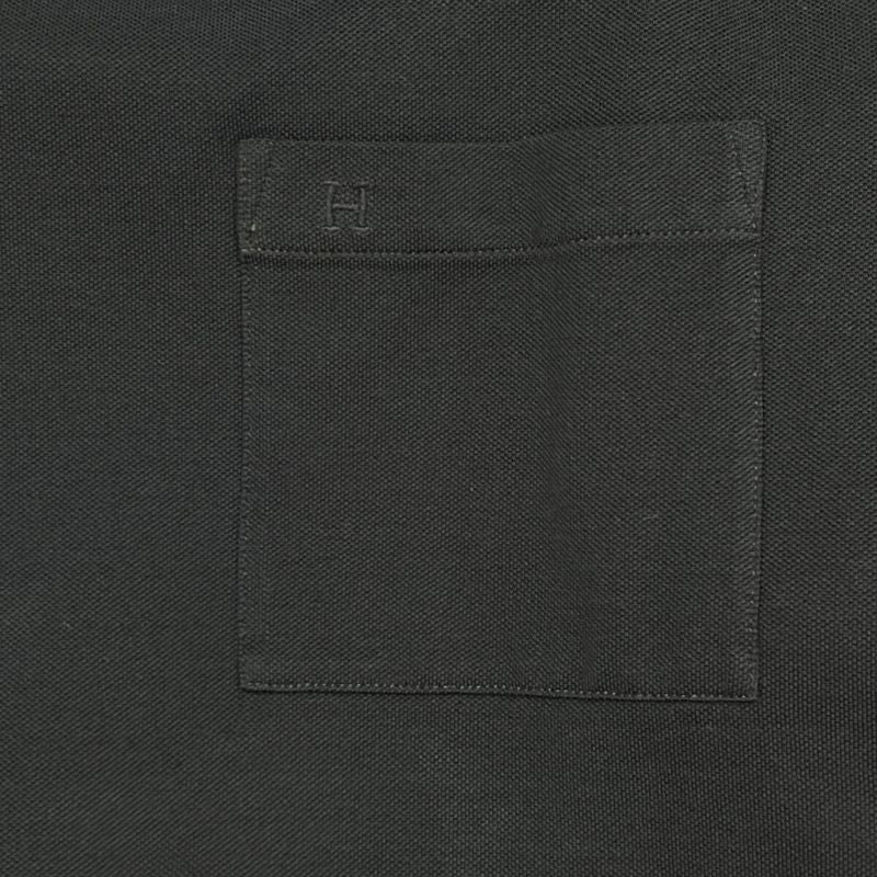 Hermes Navy Cotton Pocket T-shirt XL
