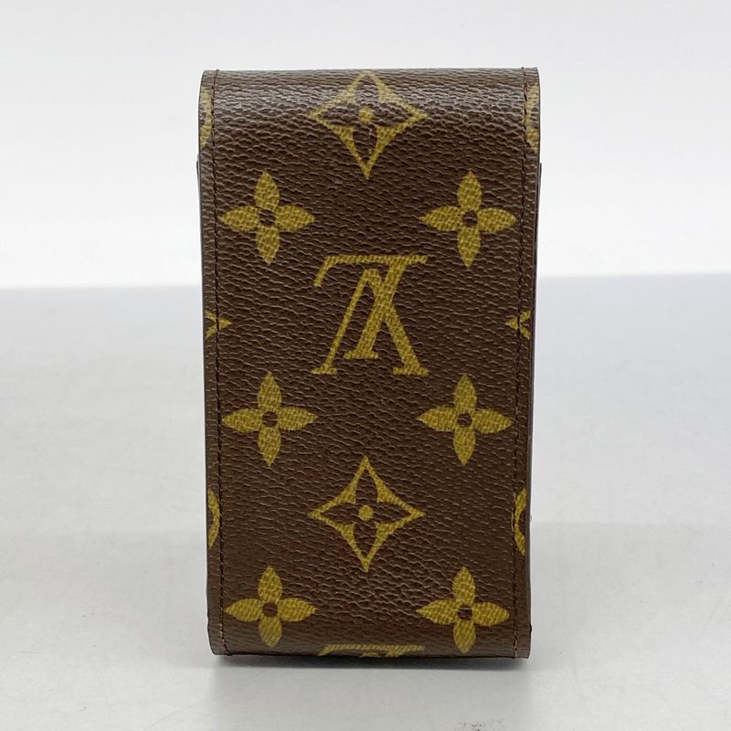 Louis Vuitton Cigarette Case Monogram Etuit Cigarette M63024 Brown Women's
