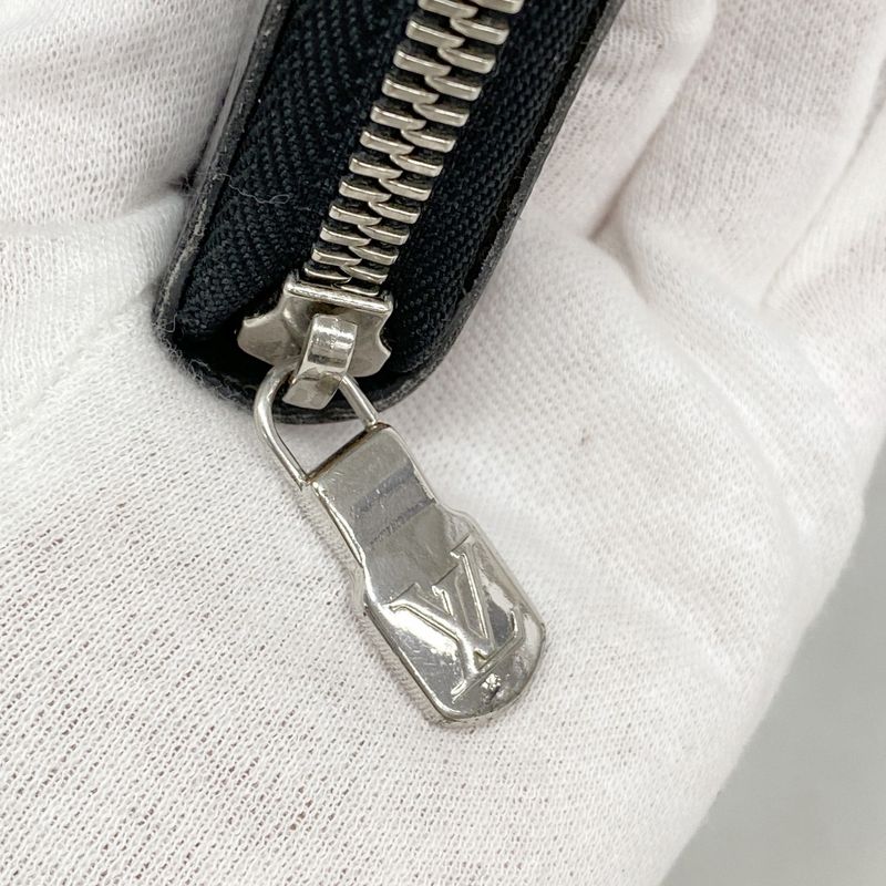 Louis Vuitton Long Wallet Damier Graphite Zippy Organizer NM N60111 Black Men's