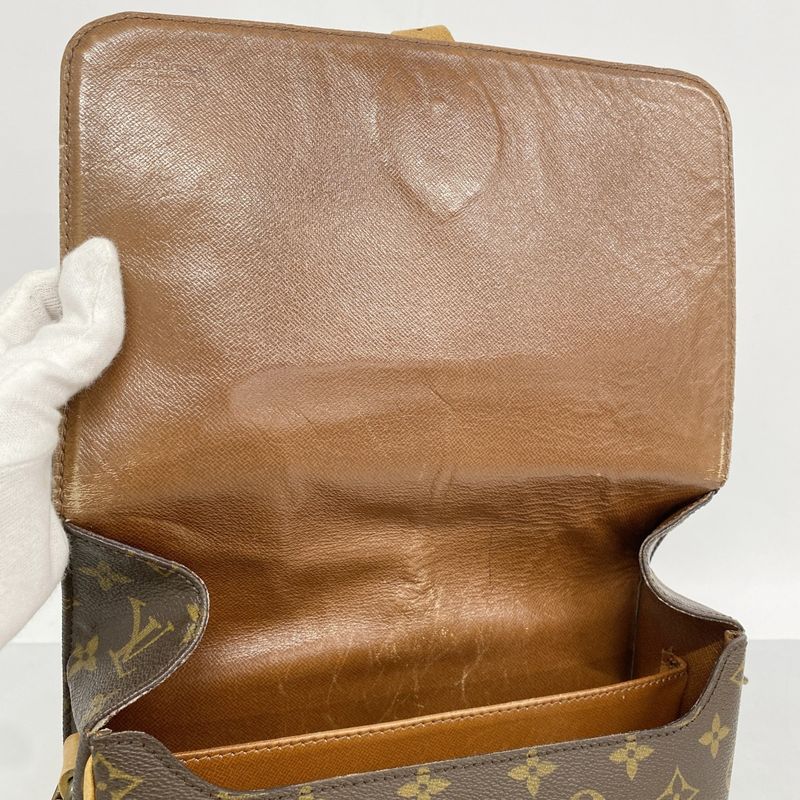Louis Vuitton Shoulder Bag Monogram Cartesier GM M51252 Brown Women's