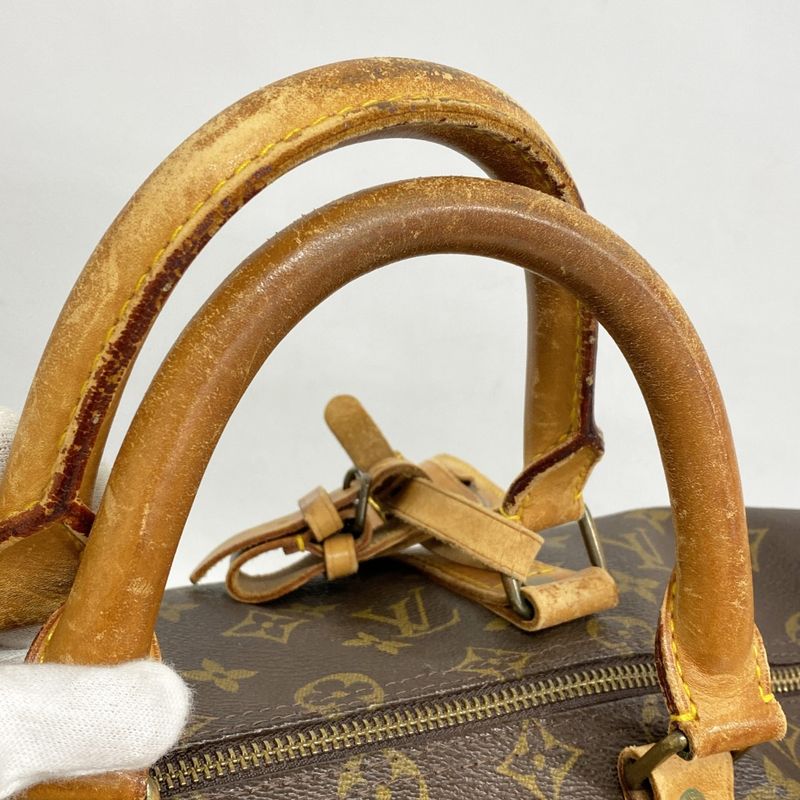 Louis Vuitton Boston Bag Monogram Keepall 50 M41426 Brown Men Women Unisex