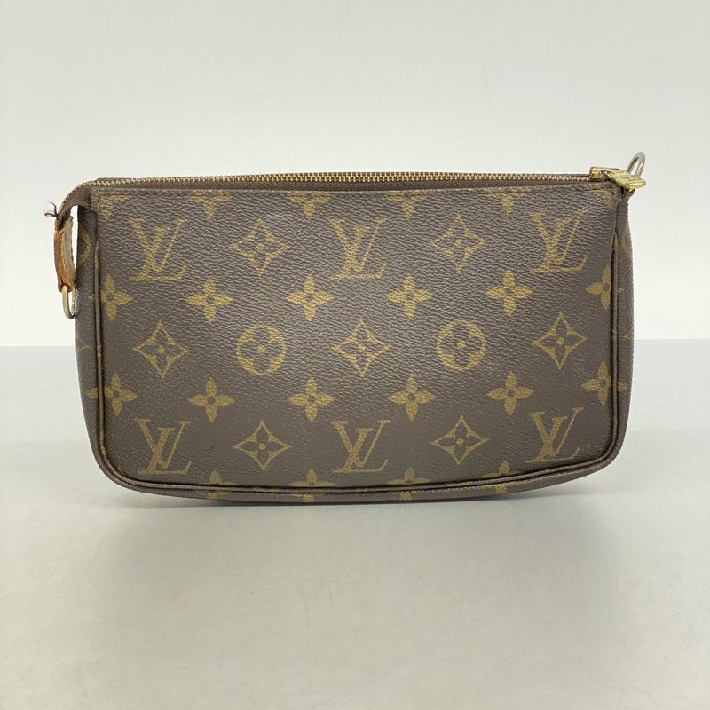 Louis Vuitton Pouch Monogram Pochette Accessoire M51980 Brown Ladies