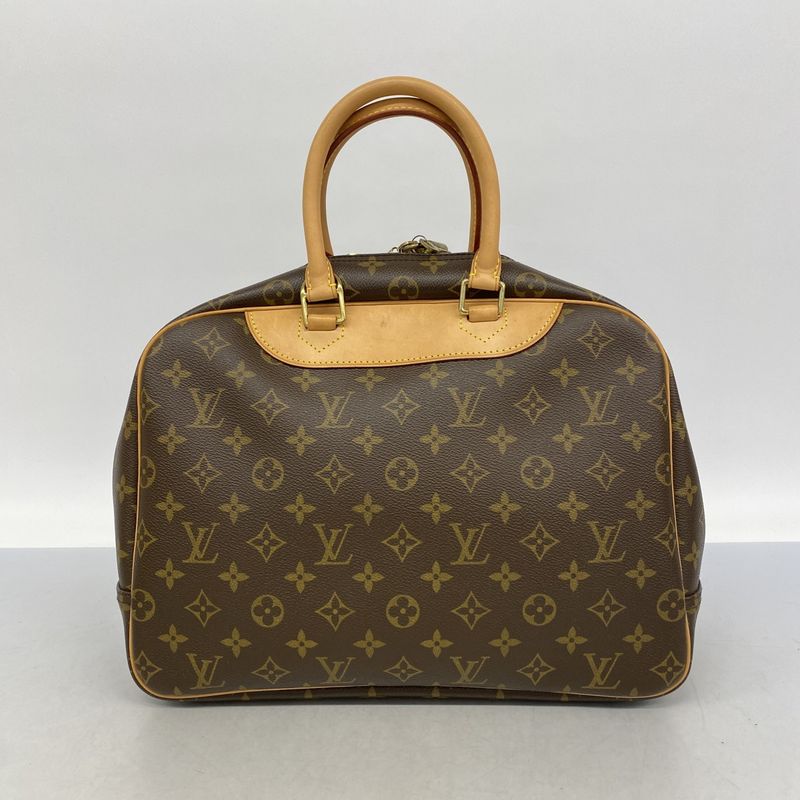 Louis Vuitton Handbag Monogram Deauville M47270 Brown Ladies