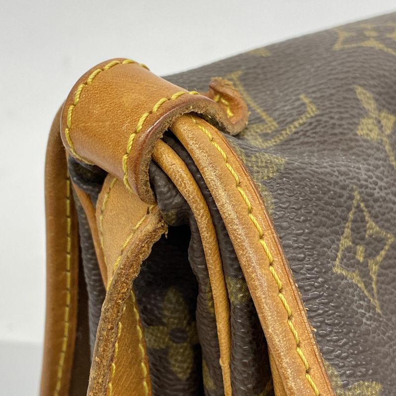 Louis Vuitton Shoulder Bag Monogram Saumur 30 M42256 Brown Ladies