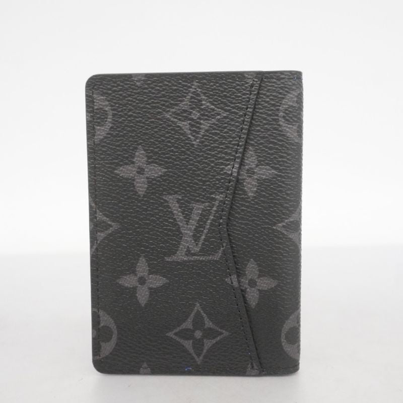 Louis Vuitton Card Case Monogram Eclipse Organizer Depoche M80911 Black
