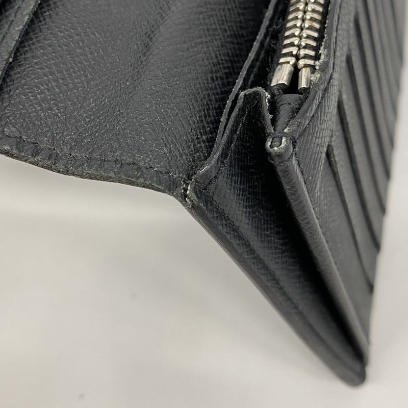 Louis Vuitton Long Wallet Taiga Portefeuille Brother M30285 Noir Black Men's