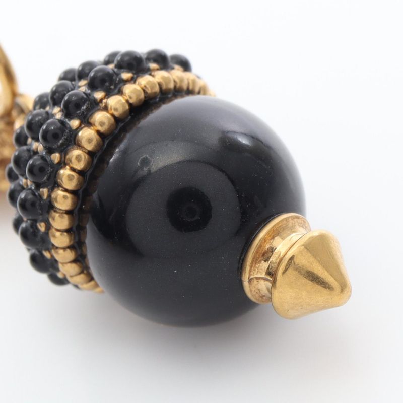 Gucci Earring Taiga - Antique Style GP (gold Plated) Earring Ladies Used A