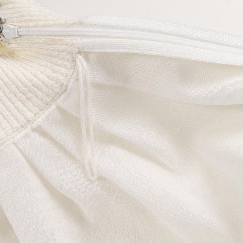 Chanel Skirt Coco Mark Button P45363k04769 White Other Skirt Ladies Used A