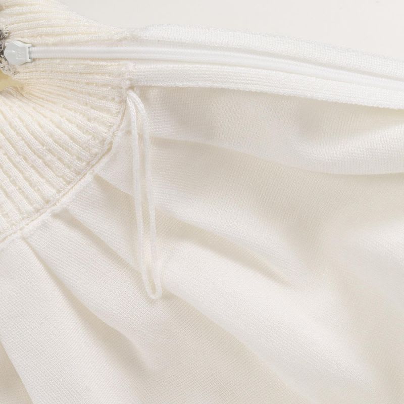 Chanel Skirt Coco Mark Button White Other