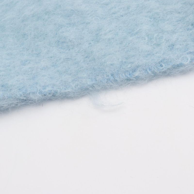 Loewe Muffler Anagram Light Blue Wool Muffler Ladies Used A