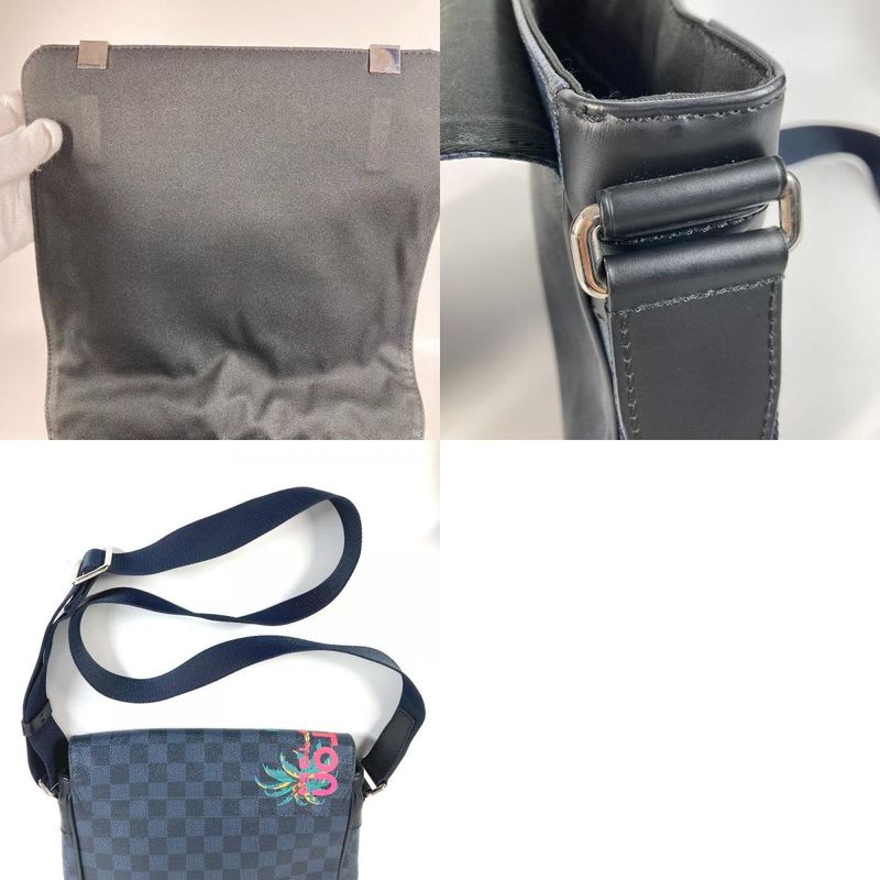 Louis Vuitton Shoulder Bag District PM Damie Ecobalt Canvas
