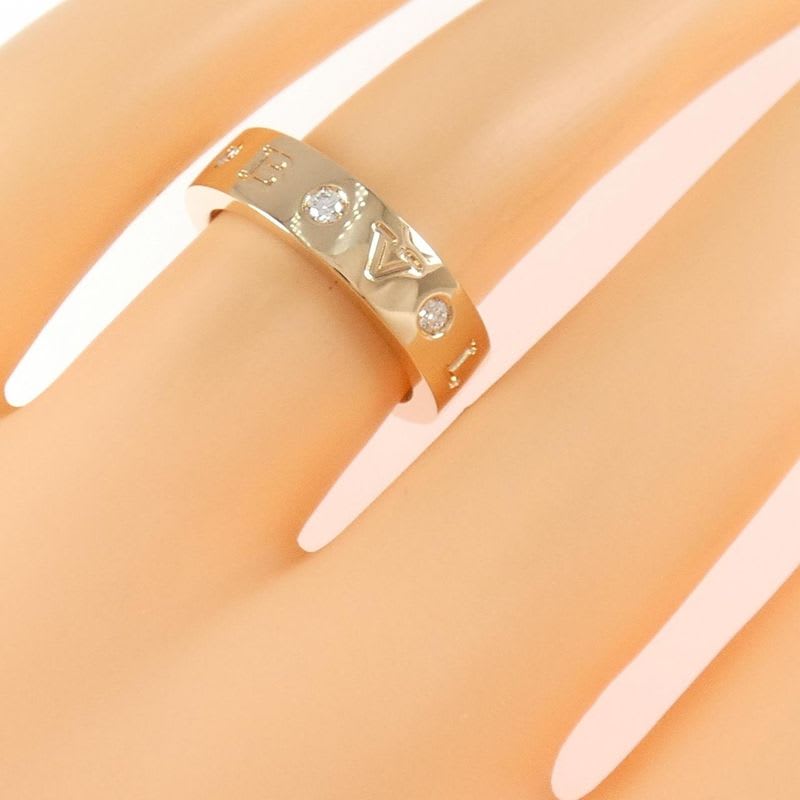 Bvlgari Rose Gold Diamond Embellished Ring