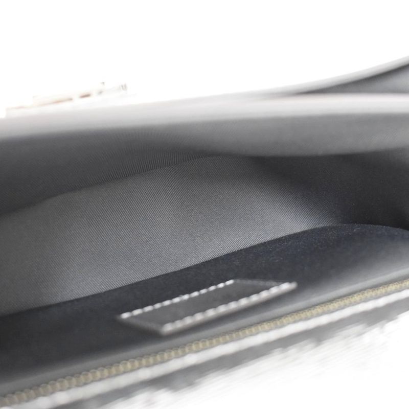 Louis Vuitton Monsau Distorted Shoulder Bag Handbag Silver M23103