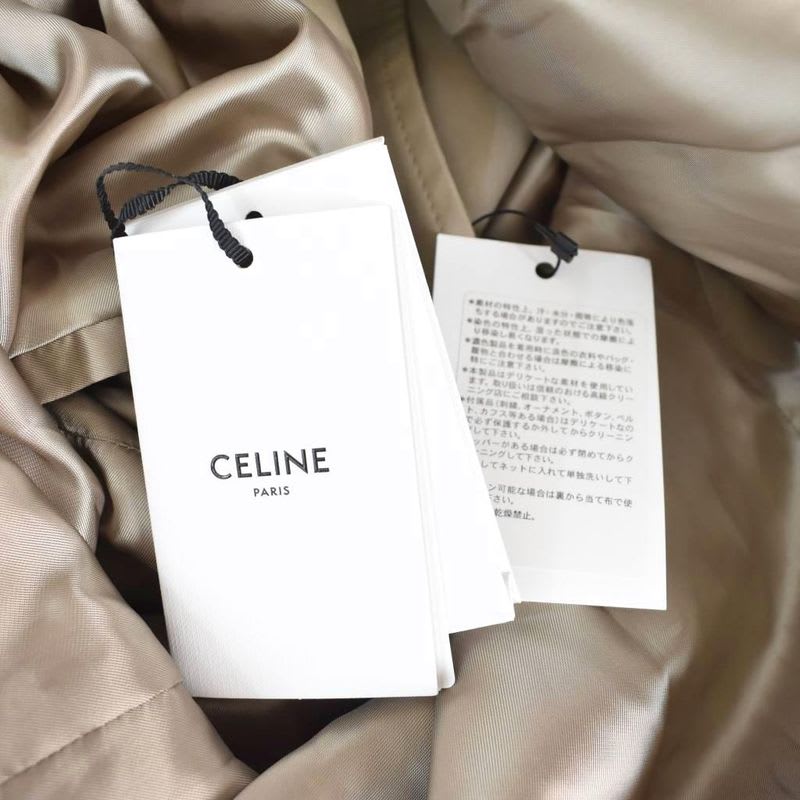 Celine Artist Print Mac Coat Trench 46 Beige 2