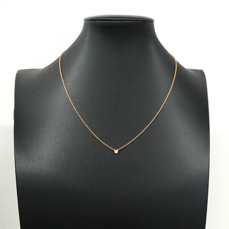 Tiffany & Co Necklace Visor Yard 1PD 18K Pink Gold Pink Gold Diamond Ladies