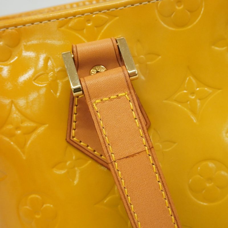 Louis Vuitton Tote Bag Vernis Houston M91004 Beige Ladies