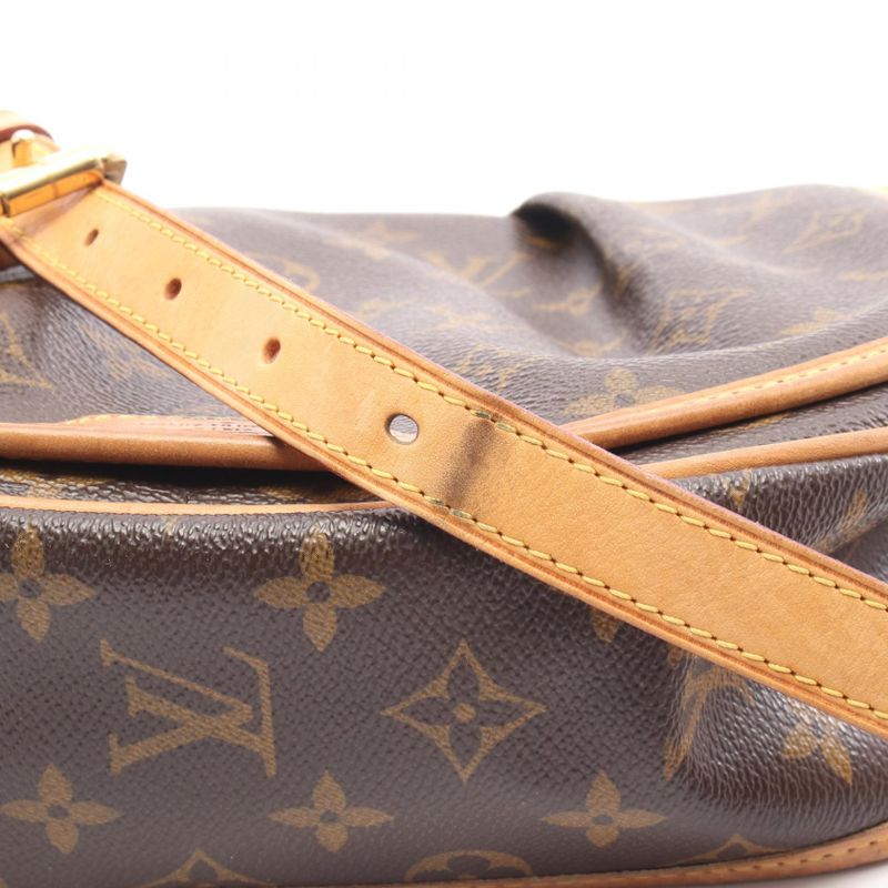 Louis Vuitton Shoulder Bag Menilmontan PM M40474 PVC Coated Canvas Leather