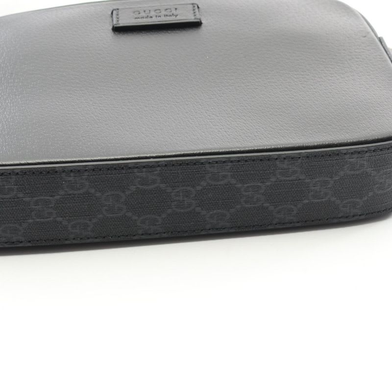 Gucci Shoulder Bag GG Small Crossbody Black Leather