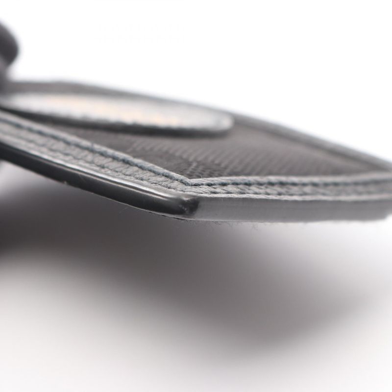 Gucci Card Case Off The Grid GG Pattern 625578 Black Canvas Leather Econyl Card