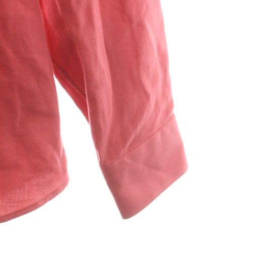 Hermes Shirt Long Sleeve Cotton Cashmere Blend 15 3 4 40 Red AN21