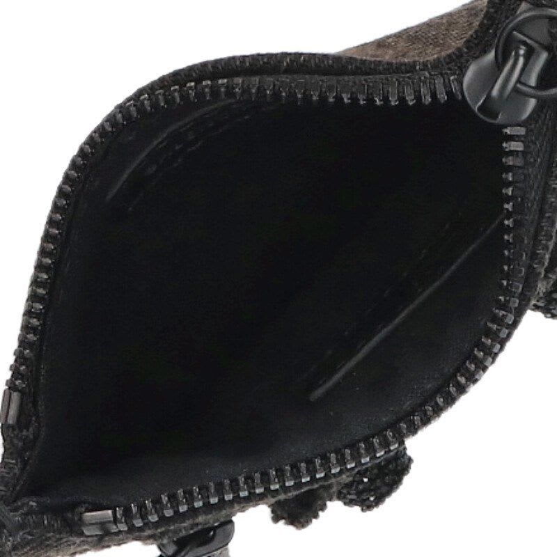 Balenciaga Le Cagoule 2109 U Rhinestone Decoration Denim Coin Case Men's