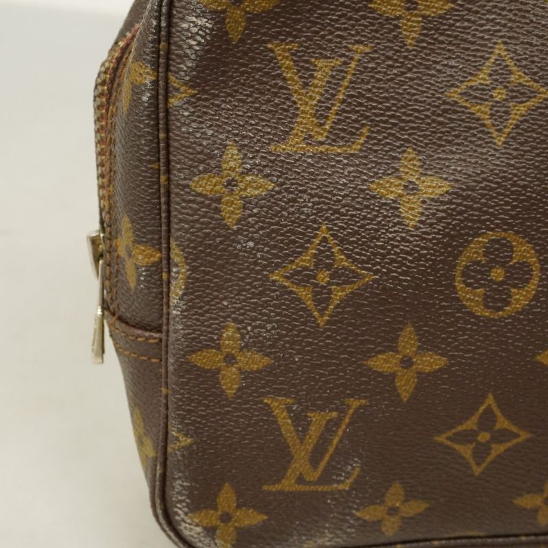 Louis Vuitton Pouch Monogram Trousse Toilette 23 M47524 Brown Ladies