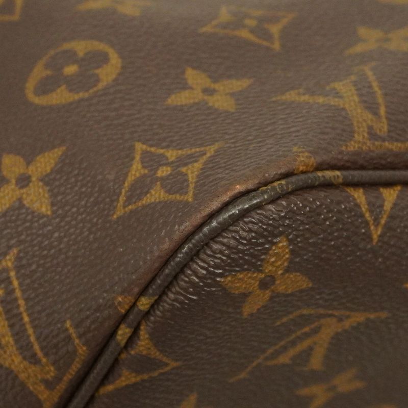 Louis Vuitton Tote Bag Monogram Neverfull MM M40156 Brown Ladies