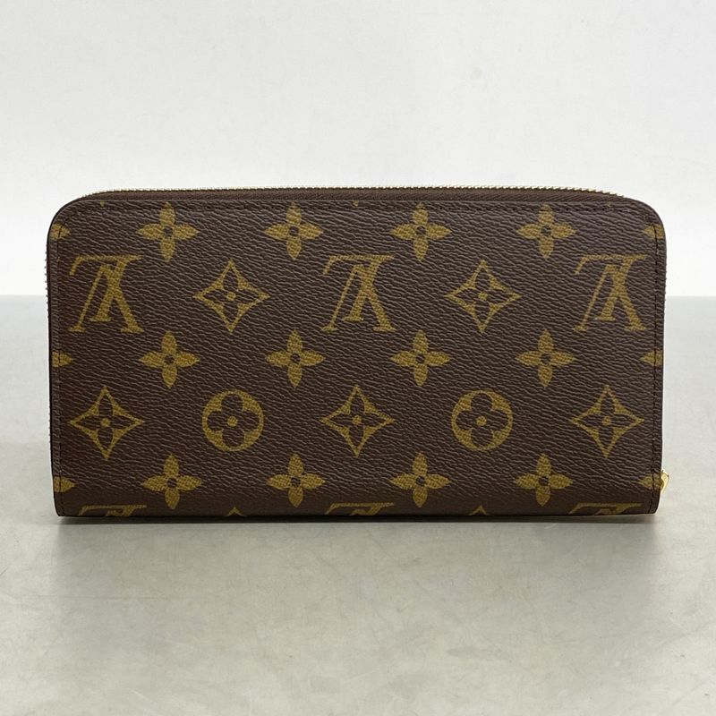 Louis Vuitton Long Wallet Monogram Zippy Wallet M25914 Brown Cles Monogram
