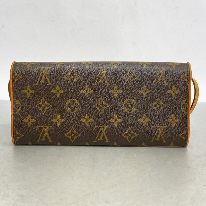 Louis Vuitton Shoulder Bag Monogram Pochette Twin GM M51852 Brown Ladies