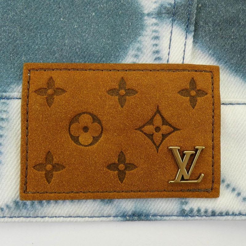 Louis Vuitton Monogram Shibori Printed Denim Jacket Hoa90 Wx67
