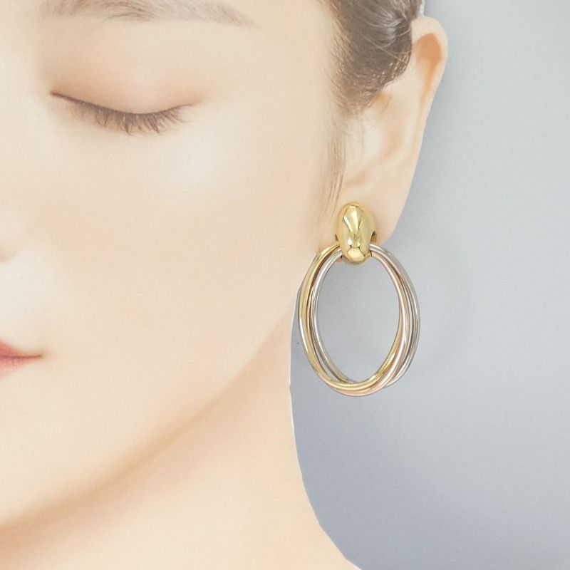 Cartier 750 Three Color Earring