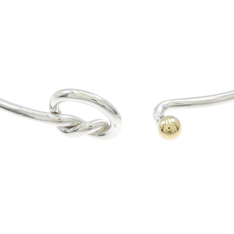 Tiffany & Co Flat Wire Hook Eye Heart Bangle Vintage