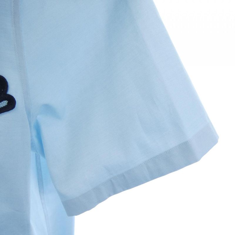 Louis Vuitton Embroidered Short Sleeve Cotton Shirt Hrs14wjxu S/S Shirt