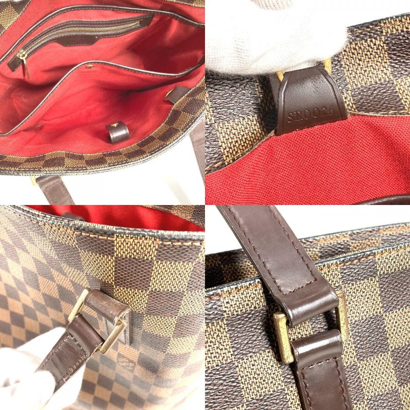 Louis Vuitton Shoulder Bag Vavin GM Damier Canvas Ebene Brown