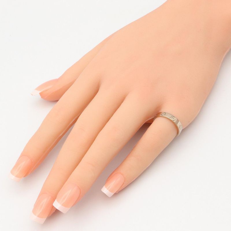 Cartier Ring Mini Love Ring B4085100 18K White Gold (white Gold) Mini Love Ring