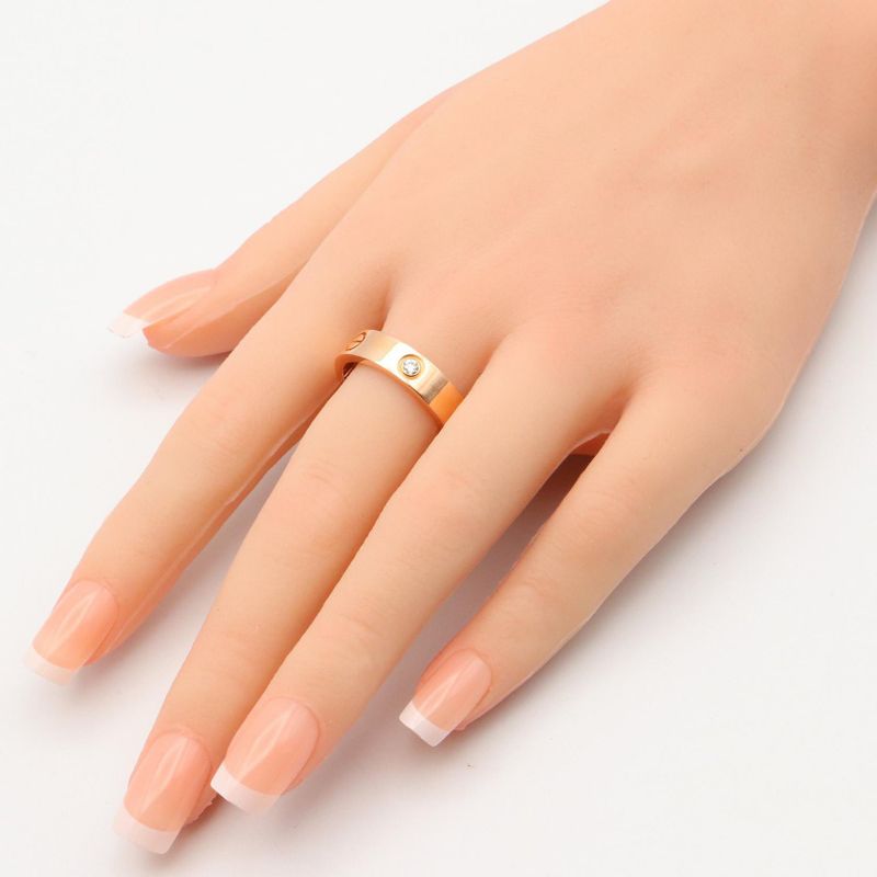 Cartier Ring Love Ring 3PD B4032400 18K Pink Gold (pink Gold) Diamond Love Ring