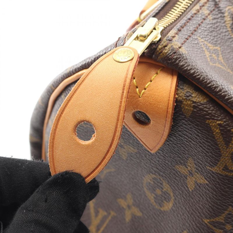 Louis Vuitton Handbag Speedy 30 M41526 PVC Coated Canvas Leather Speedy 30