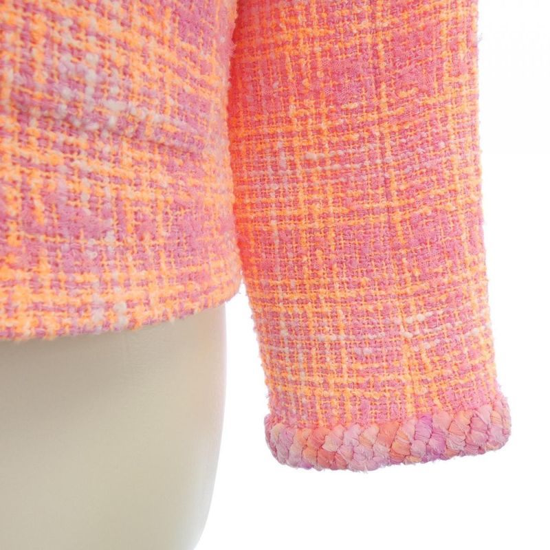 Chanel P76339v68218 No Collar Jacket