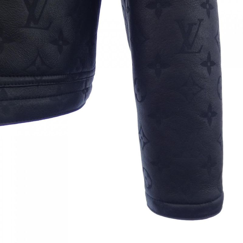 Louis Vuitton Lvsemonogram Shearling Hml 42 Eygl Mouton Jacket