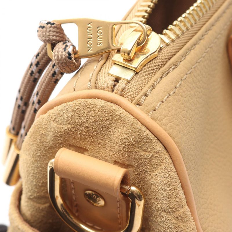 Louis Vuitton Handbag Keepall Bandouliere 25 Monogram M12627 Beige Leather