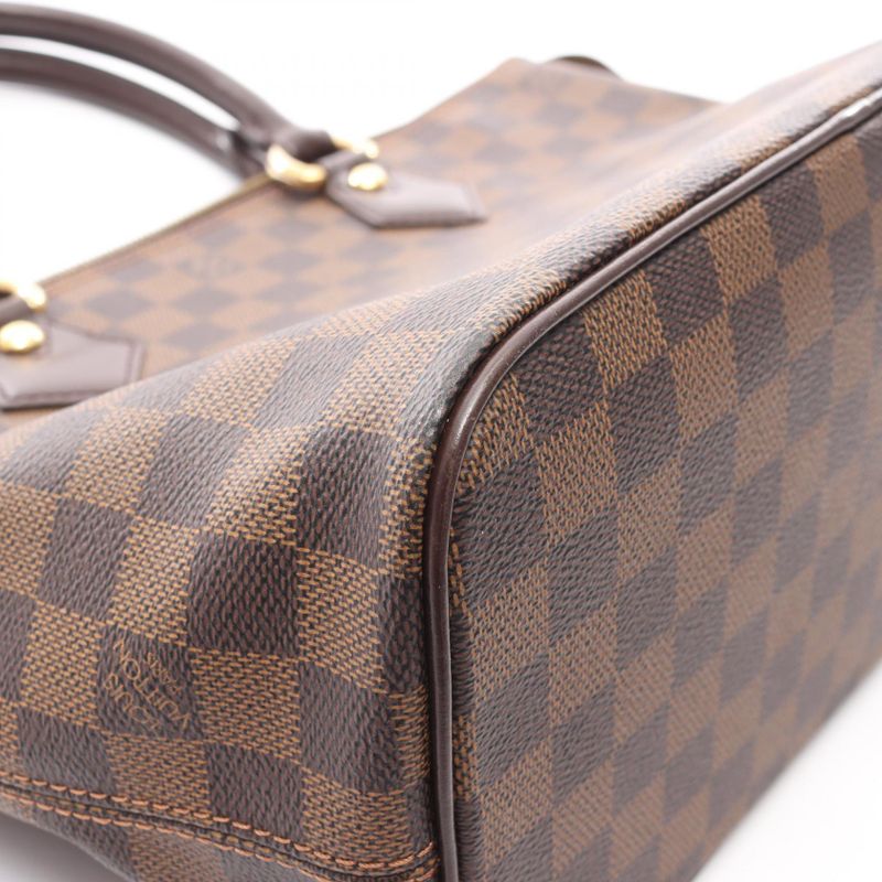 Louis Vuitton Tote Bag Saleya PM Damier Ebene N51183 PVC Coated Canvas Leather