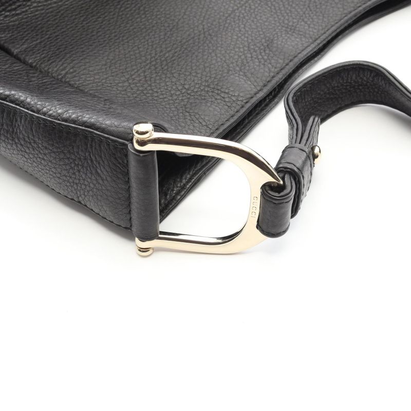 Gucci Shoulder Bag 268749 Black Leather Shoulder Bag Women's Used A