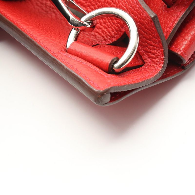 Hermes Shoulder Bag Gypsière 31 Rouge Cazac Leather Gypsière 31 Rouge Cazac