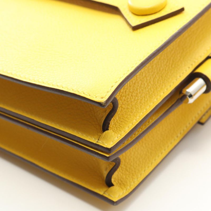 Hermes Shoulder Bag Twins Ck Jaune Ambre Leather