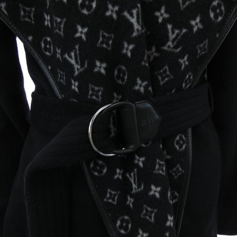 Louis Vuitton Hooded Wrap Coat Fgco40qwe Coat