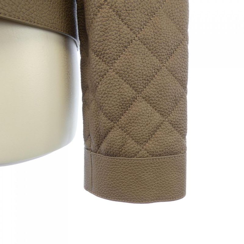 Hermes Diamond Quilted 3 H1207 D1 Leather Jacket