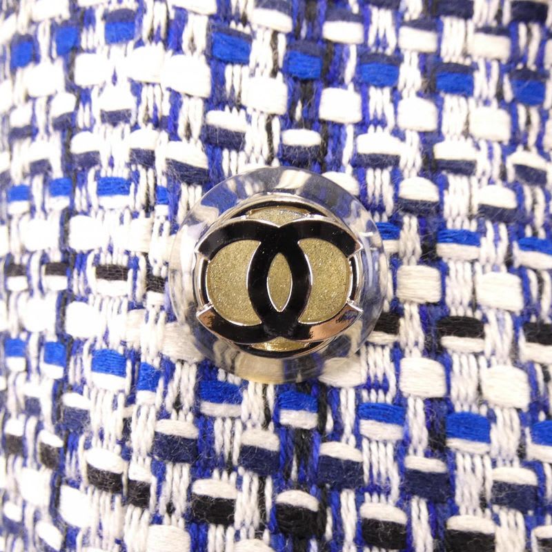 Chanel Size 38 Blue Jacket