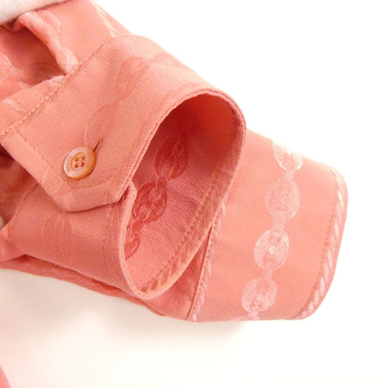 Gucci Shirt Blouse 38 S Silk Long Sleeve