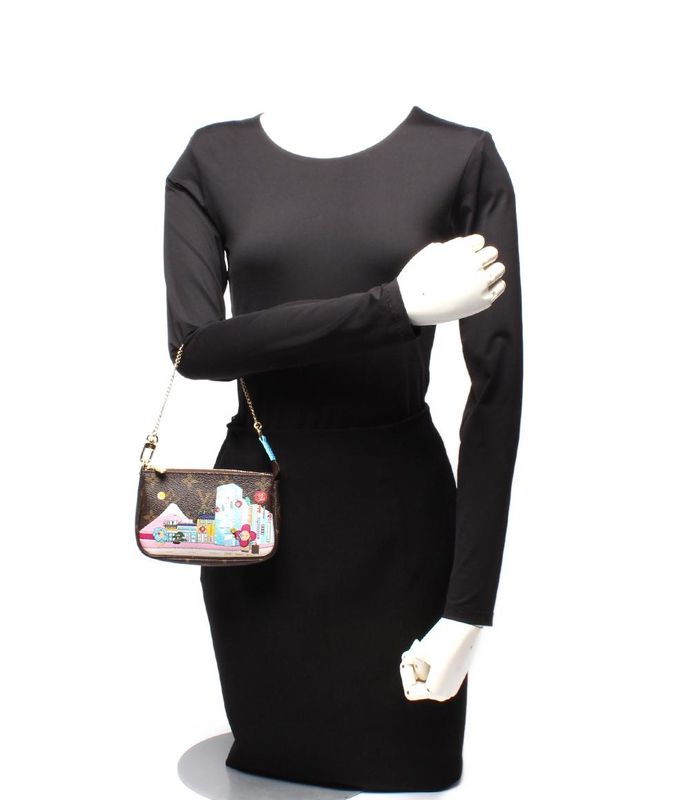 Louis Vuitton Handbag Accessory Pouch Mini Pochette Accessoire Monogram