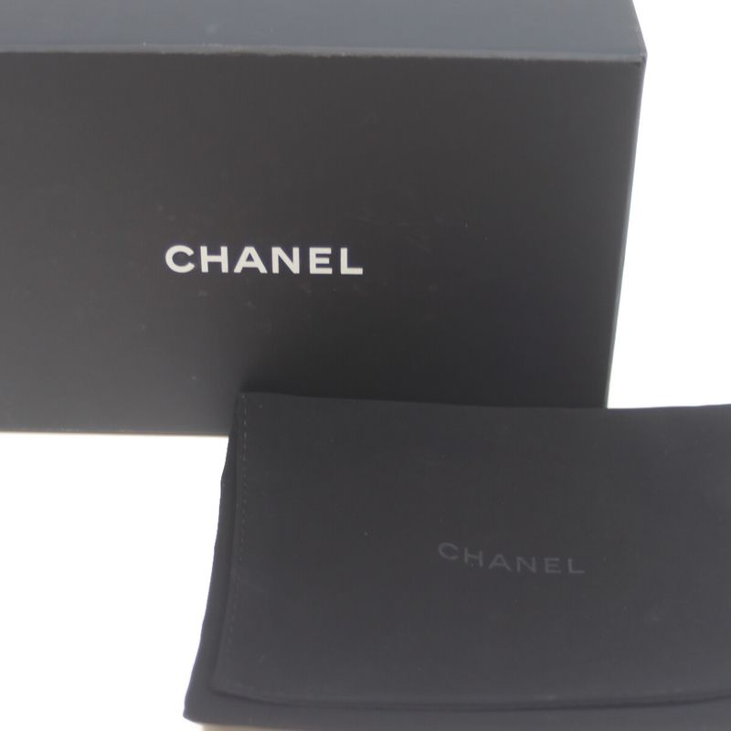 Chanel Ap2206 Black Cavia Ghardware Beautiful Chain Wallet